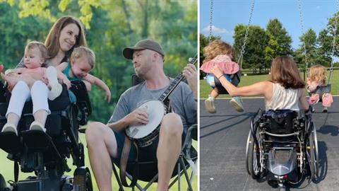 Μαμά με τετραπληγία απέκτησε διδυμάκια: «νόμιζα ότι δεν θα κάνω ποτέ παιδιά!»